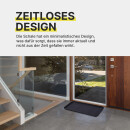 Schuhabtropfschale Kunststoff 2er-/4er-Pack Schwarz 50x38 cm 4 Stück