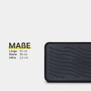 Schuhabtropfschale L für 2 Paar Schuhe 50 x 38cm 4er-Pack