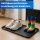 Schuhabtropfschale für 3-4 Paar Schuhe Kunststoff Schwarz 78x38cm 2er-Set