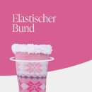 Hüttensocken "Schneeflocke" Gr. 36-42 Pink 1 Paar