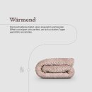 Kuscheldecke 150x200cm "Cashmere Soft-Touch" - Popcorn ( 250g/m² ) Sandgrau