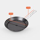 Grillpfanne Gemüsepfanne Metall mit...