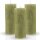 Stumpenkerzen Rustikal (3er Pack) Olive Ø7cm x 18cm