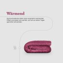 Kuscheldecke 150x200cm "Cashmere Soft-Touch" - Popcorn 150x200cm Weinrot