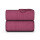 Kuscheldecke "Popcorn" Cashmere Soft-Touch Weinrot 150x200 cm