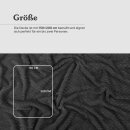 Kuscheldecke "Popcorn" Cashmere Soft-Touch Frostgrau 150x200 cm