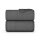 Kuscheldecke "Popcorn" Cashmere Soft-Touch Frostgrau 150x200 cm