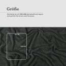 Kuscheldecke "Popcorn" Cashmere Soft-Touch Moon-Mist Grau 150x200 cm