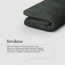 Kuscheldecke "Popcorn" Cashmere Soft-Touch Moon-Mist Grau 150x200 cm