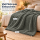 Kuscheldecke "Popcorn" Cashmere Soft-Touch Moon-Mist Grau 150x200 cm