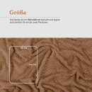 Kuscheldecke 150x200cm "Cashmere Soft-Touch" - Popcorn 150x200cm Caramel