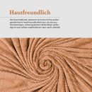 Kuscheldecke "Popcorn" Cashmere Soft-Touch Caramel 150x200 cm