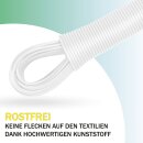 Wäscheleine 20 Meter x 2,2mm 1er Pack Weiß