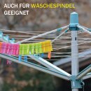 Wäscheleine 20 Meter x 2,2mm 4er Pack Anthrazit