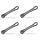 Wäscheleine 20 Meter x 2,2mm 4er Pack Anthrazit