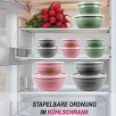 Vorratsdosen 8er Set "Rund" Grün (2 x 4er)