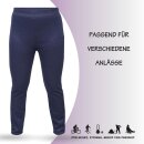 Thermo Leggings "gefüttert" L - 44/46 Blau (Jeans Optik)