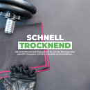 Sporttuch gerollt "grau" farbige Biese 50 x 100cm (inkl. Tasche) - Pink