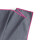 Sporttuch gerollt "grau" farbige Biese 50 x 100cm (inkl. Tasche) - Pink