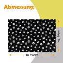 Haustierdecke Flanell Pfotendruck 70x100cm