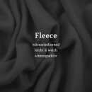 Fleecedecke mit Kettelrand 130x170 cm Schwarz