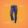 Thermo Leggings "weiches Innenfleece" S Blau (Jeans Optik)