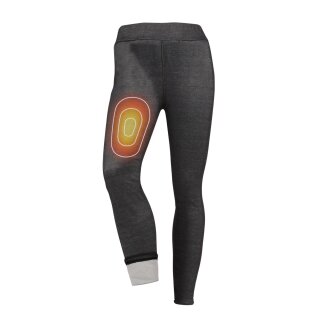 Thermo Leggings "weiches Innenfleece" M Schwarz (Jeans Optik)