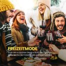 Thermo Leggings "weiches Innenfleece" M Schwarz (Jeans Optik)