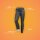 Thermo Leggings "weiches Innenfleece" L Schwarz (Jeans Optik)