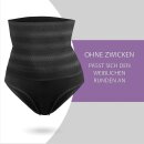Bauchweg Unterhose - Bikinislip Schwarz M - 40/42