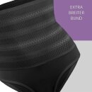 Bauchweg Unterhose - Bikinislip Schwarz M - 40/42