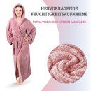 Bademantel Damen - Rosa "L"