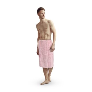 Herren Saunakilt 60x145cm Rosa
