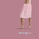 Herren Saunakilt 60x145cm Rosa
