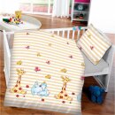Kinderbettwäsche 2-teilig Baumwolle 100x135/40x60cm...