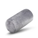 Nackenrolle für Reisen Silbergrau 16x30cm