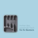 Besteckkasten 33,5x26x4,5 cm Anthrazit