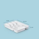 Besteckkasten 33,5x26x4,5 cm Weiß