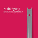 Schuhlöffel Kunststoff Grau 64 cm 2er-Pack