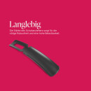 Schuhlöffel Kunststoff Schwarz 16,5 cm 2er-Pack