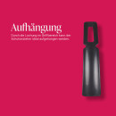 Schuhlöffel Kunststoff Schwarz 16,5 cm 2er-Pack