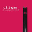 Schuhlöffel Kunststoff Schwarz 64 cm 2er-Pack