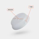 Mikrowellenabdeckhaube, transparent - Ø26cm x 7cm (2er Set)