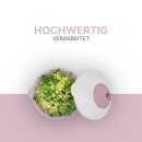 Salatschleuder inkl. Sieb und Deckel Rosa 4 Liter