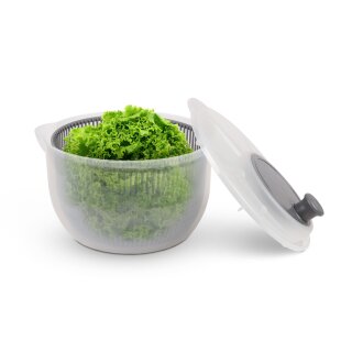 Salatschleuder - 2,7 Liter / Ø20cm - Grau