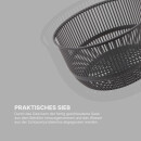 Salatschleuder - 2,7 Liter / Ø20cm - Grau