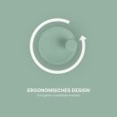 Salatschleuder inkl. Sieb und Deckel Grün 2,7 Liter