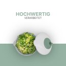 Salatschleuder inkl. Sieb und Deckel Grün 4 Liter