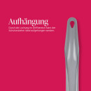 Schuhlöffel XXL, Schuhanzieher 57cm lang Grau (Kunststoff) - 2er Set S/L