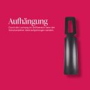 Schuhlöffel XXL, Schuhanzieher 57cm lang Schwarz (Kunststoff) - S